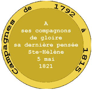 Revers de la mdaille de Sainte-Hlne (GIF)