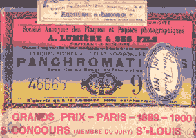 Plaques et papiers photographiques panchromatiques (GIF)