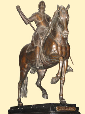 Le cheval de bronze de David et Antoine Chaligny (JPG)