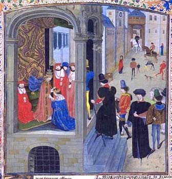 Charles V devant Clment VII  Avignon (JPG)