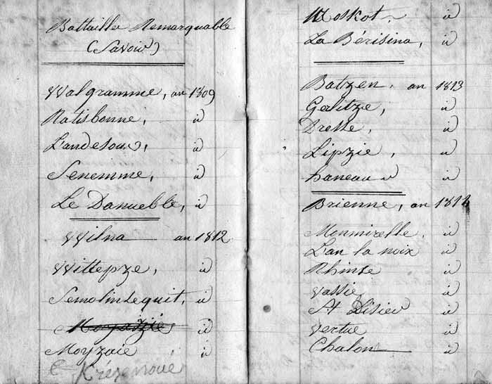 Rcit des campagnes napoloniennes de Joseph Debrod, partie 6 (JPG)