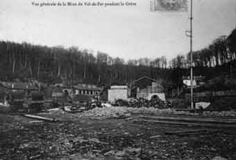 La mine du Val de Fer pendant la grve (JPG)