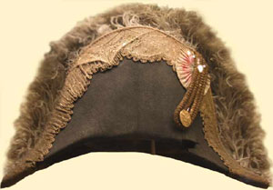 Bicorne de Nicolas Charles Oudinot, Marchal d'Empire ( 1767 Metz, + 1847 Paris) (JPG)