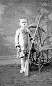 1881 : mon grand-pre, Ren Jacot, vers l'ge de 3 ans (JPG)