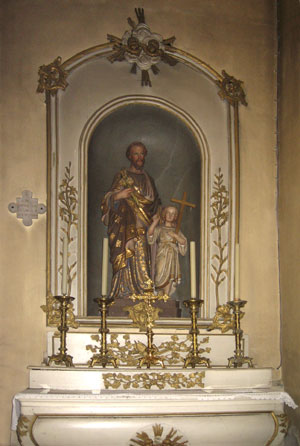 Autel de Saint Joseph avec l'enfant Jsus (JPG)