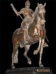 Maquette de la statue &eacute;questre du duc Charles III de Lorraine